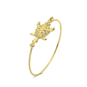 *3/$30 Sale* Jewelry Fiesta Gold Tone Sea Turtle Bangle Bracelet